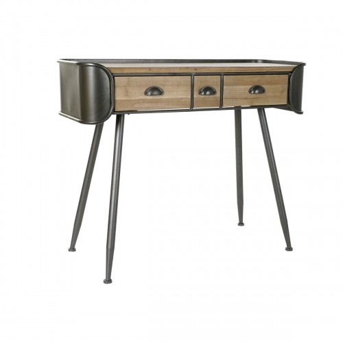 Console DKD Home Decor Grey Natural Metal Fir 103 x 38 x 82,5 cm image 1