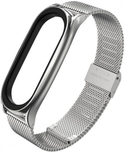 Tech-Protect watch strap MilaneseBand Xiaomi Mi Band 5/6/7, silver image 1