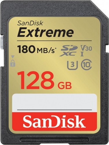 Sandisk memory card SDXC 128GB Extreme image 1