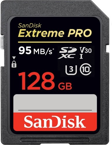 Sandisk memory card SDXC 128GB Extreme Pro image 1