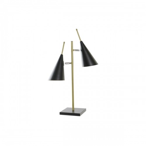 Desk lamp DKD Home Decor Black Golden Metal 25 W 220 V 38 x 16 x 64 cm image 1