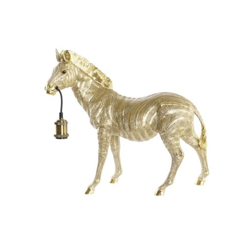 Desk lamp DKD Home Decor Zebra Golden 220 V 50 W Modern (55 x 22 x 51 cm) image 1