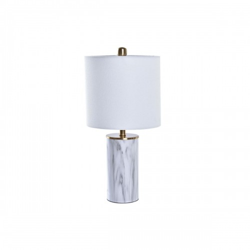 Galda lampa DKD Home Decor Bronza Balts 220 V 50 W Moderns (23 x 23 x 47 cm) image 1