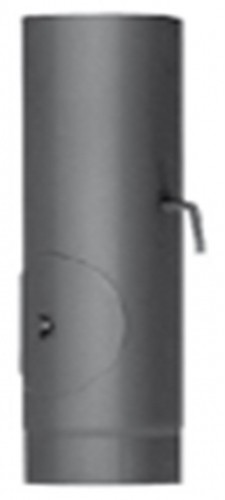 Jeremias Труба для черного дымохода D 150 0.5m, с шибером и image 1