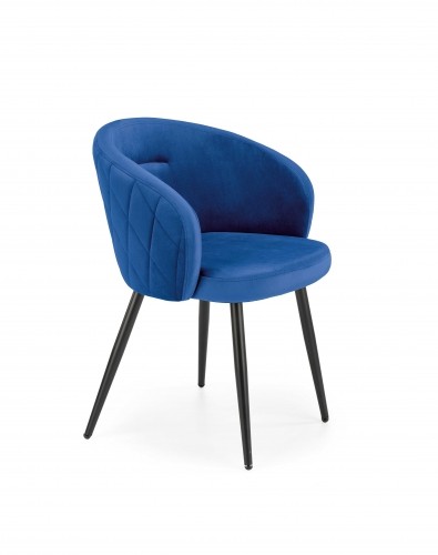 Halmar K430 chair color: dark blue image 1