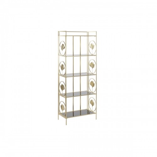 Shelves DKD Home Decor Crystal Golden Metal (60 x 32 x 161,5 cm) image 1