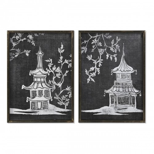 Painting DKD Home Decor 50 x 2,8 x 70 cm Oriental (2 Units) image 1