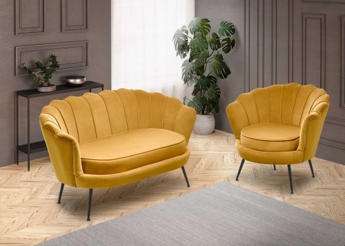 Halmar AMORINITO 2 l. chair, color: mustard image 1