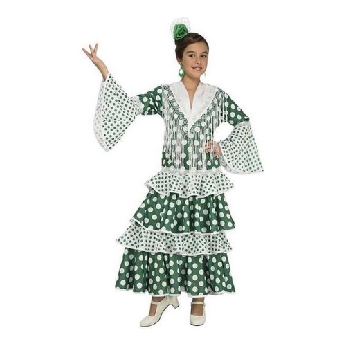 Costume for Children My Other Me Feria Green Flamenco Dancer image 1