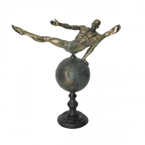 Decorative Figure DKD Home Decor World Golden Resin Gymnast Modern (29 x 16 x 33 cm) image 1