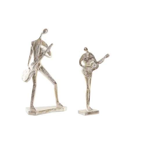 Decorative Figure DKD Home Decor 21 x 13 x 42 cm 17 x 7,5 x 33 cm Golden Music (2 Units) image 1