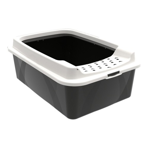 Cat Litter Box Rotho My Pet Bonnie Eco White/Black 57,2 x 39,3 x 20,9 cm image 1