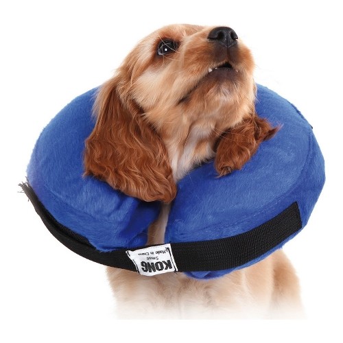 Recovery Collar for Dogs KVP Kong Cloud Blue Inflatable (+46 cm) image 1