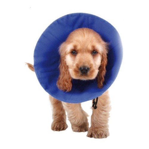 Elizabethan Dog Collar KVP EZ Soft Blue (9-25 cm) image 1