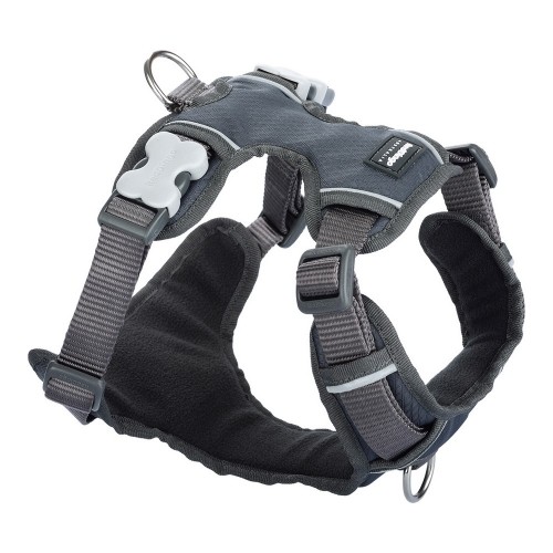 Dog Harness Red Dingo Padded Grey M image 1