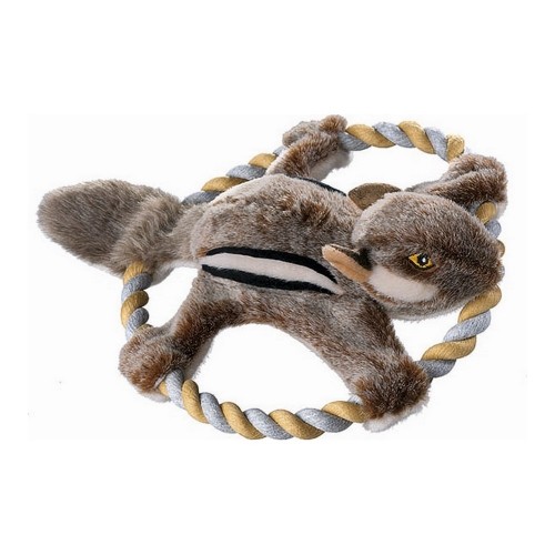 Cuddly toy for dogs Hunter Wildlife Train С веревкой Белка (30 cm) image 1