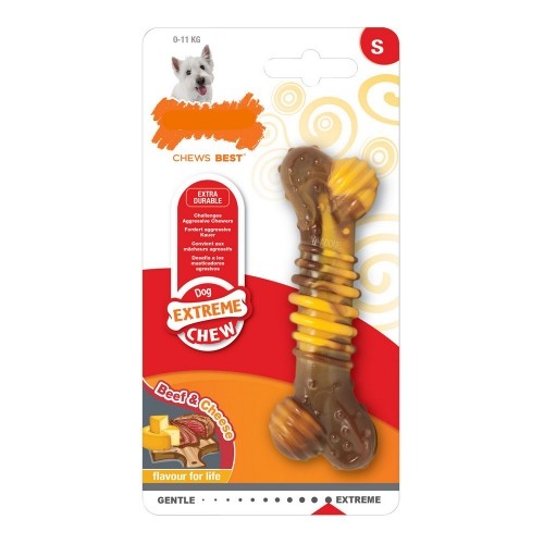 Dog teether Nylabone Extreme Chew Мясо текстурированный Сыр Натуральный Размер XL Нейлон image 1