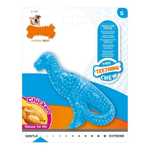 Dog chewing toy Nylabone Dinosaur Chicken Nylon Puppies image 1