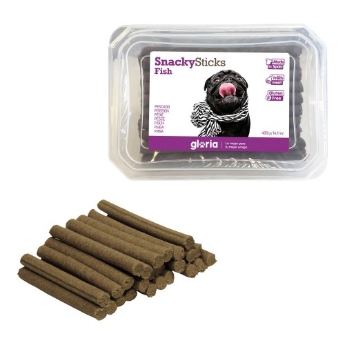 Dog Snack Gloria Snackys Sticks Fish Small bars (350 g) image 1