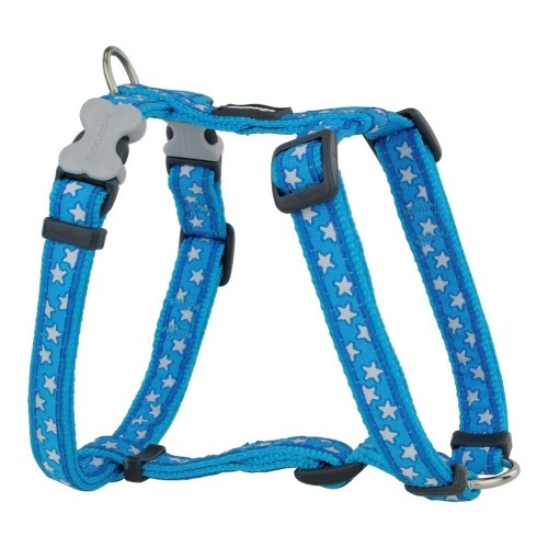 Dog Harness Red Dingo Style Blue Star 25-39 cm image 1