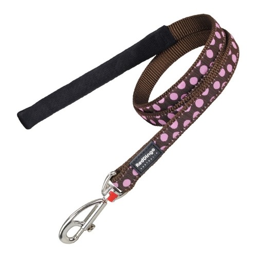 Dog Lead Red Dingo Brown Points (1,5 x 120 cm) image 1