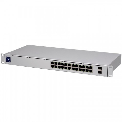 Ubiquiti UniFi Switch 24 is a fully managed Layer 2 switch with (24) Gigabit Ethernet ports and (2) Gigabit SFP ports for fiber connectivity image 1