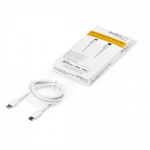 USB uz Lightning Kabelis Startech RUSBCLTMM1MW         Balts image 1