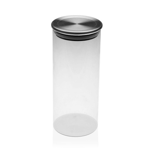 Стеклянная банка Versa 1000 ml Стеклянный Сталь (8,5 x 20 cm) image 1