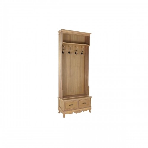 Мебель для прихожей с 2 ящиками DKD Home Decor Ель Натуральный MDF (81,5 x 36,5 x 201 cm) image 1