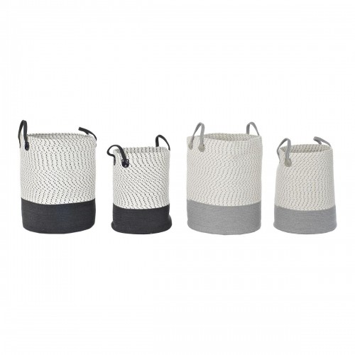 Basket set DKD Home Decor 40 x 40 x 52 cm (2 Units) image 1