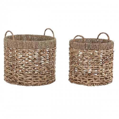 Basket set DKD Home Decor Fibre (43 x 43 x 43 cm) image 1
