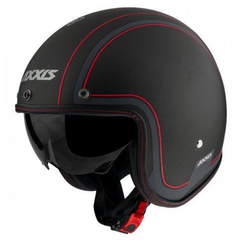 Axxis Helmets, S.a. Hornet SV Royal (M) B1 MelnaMatēta ķivere image 1