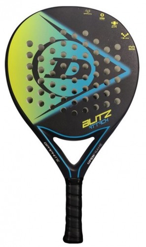 Padel tennis racket Dunlop BLITZ ATTACK 365g Hybrid PRO-EVA advanced black/yellow image 1