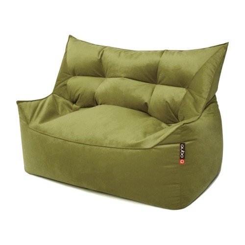 Qubo™ Kala Bay Olive VELVET FIT sēžammaiss (pufs) image 1