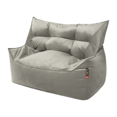 Qubo™ Kala Bay Silver VELVET FIT пуф (кресло-мешок) image 1