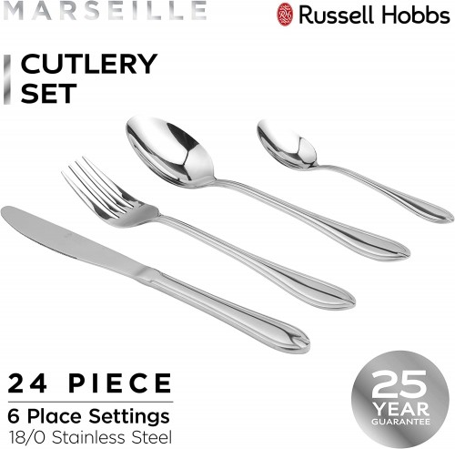 Russell Hobbs RH02224EU7 Marseille cutlery set 24pcs image 1