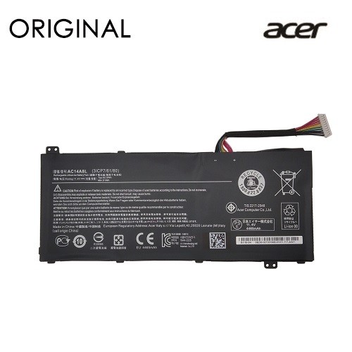 Extradigital Notebook Battery ACER AC14A8L, 4465mAh, Original image 1