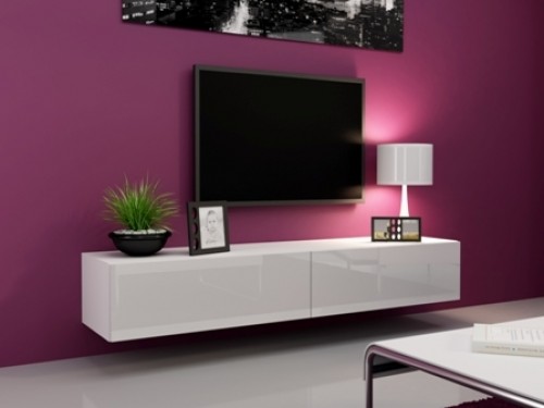 Halmar TV Stand VIGO RTV 180 white/white image 1