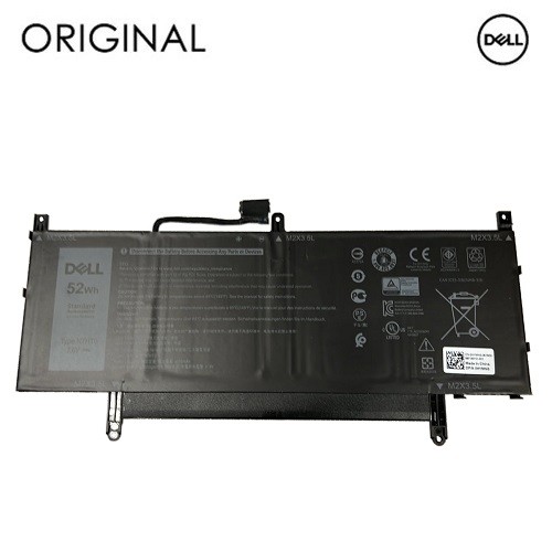 Extradigital Аккумулятор для ноутбука DELL N7HT0, 52Wh, 6500mAh, Original image 1
