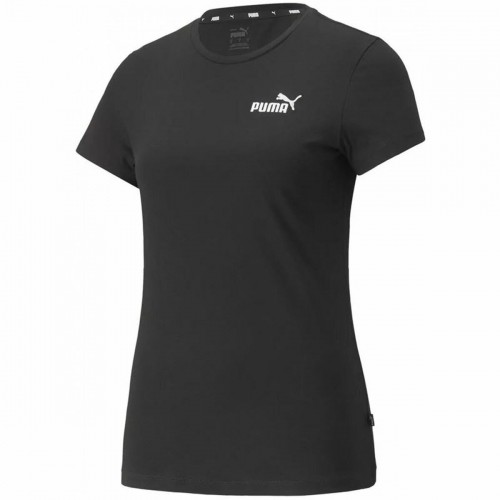Short-sleeve Sports T-shirt Puma Essentials+ Embroidery Black image 1