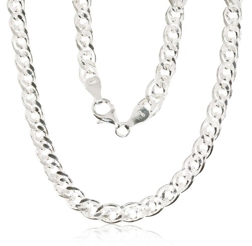 Серебряная цепочка Мона-лиза 6 мм , алмазная обработка граней #2400106, Серебро	925°, длина: 55 см, 26.2 гр. image 1