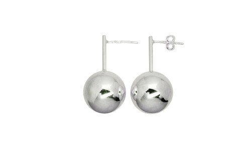 Серебряные серьги-пуссеты #2203659, Серебро	925°, 6.1 гр. image 1