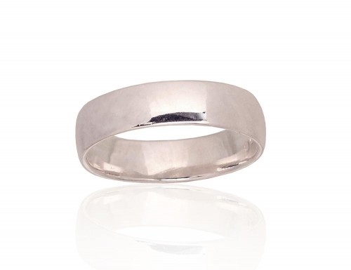 Серебряное обручальное кольцо #2101775, Серебро	925°, Размер: 16, 2.8 гр. image 1