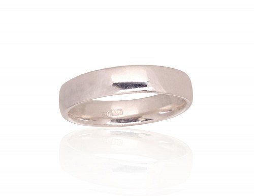 Серебряное обручальное кольцо #2101773, Серебро	925°, Размер: 16, 3 гр. image 1