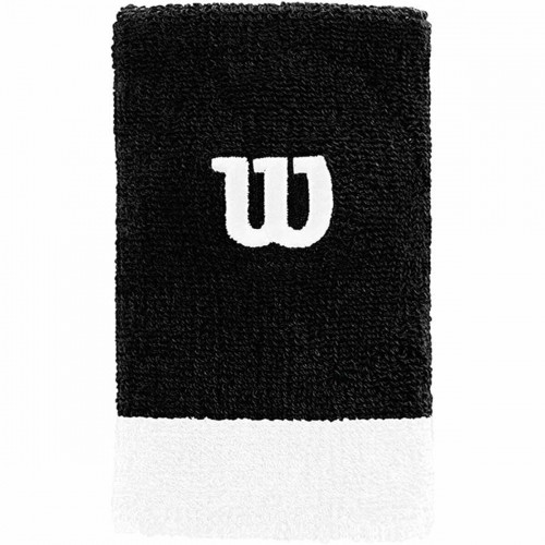 Sports Wristband Wilson Extra Wide White image 1