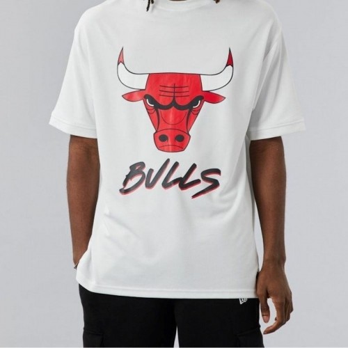 Short Sleeve T-Shirt NBA SCRIPT MESH New Era WHIFDR 60284736 White image 1