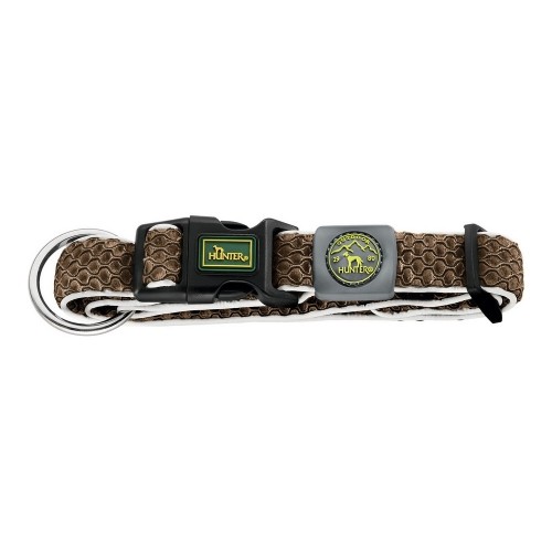 Dog collar Hunter Plus Thread Brown Size L (40-60 cm) image 1