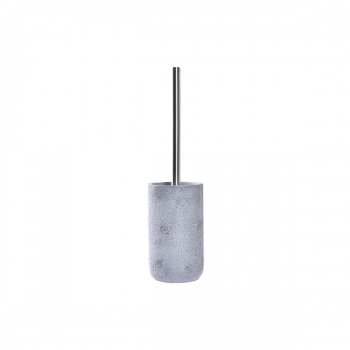 Toilet Brush DKD Home Decor Grey Silver Stainless steel Cement Scandi 10 x 10 x 40 cm image 1