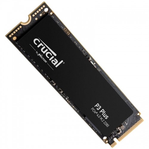 Crucial SSD P3 Plus 500GB M.2 2280 PCIE Gen4.0 3D NAND, R/W: 4700/1900 MB/s, Storage Executive + Acronis SW included image 1