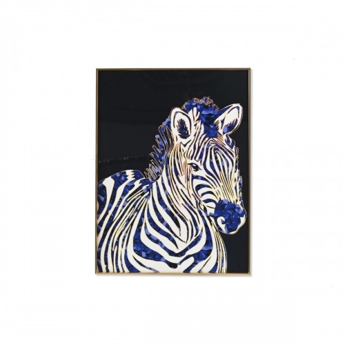 Glezna DKD Home Decor Zebra Moderns (60 x 3 x 80 cm) image 1